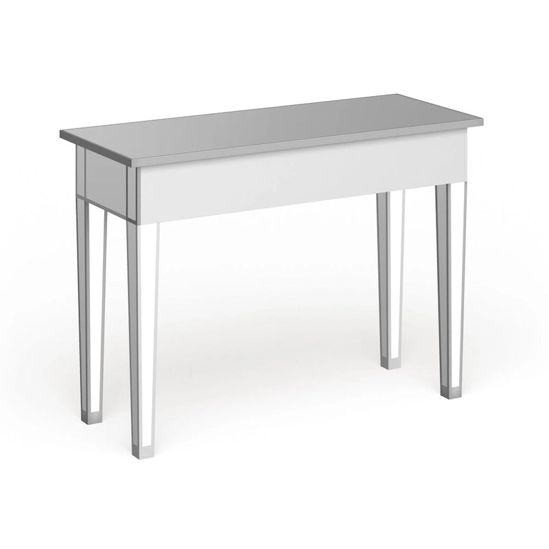 Table d'appoint miroir avec tiroirs