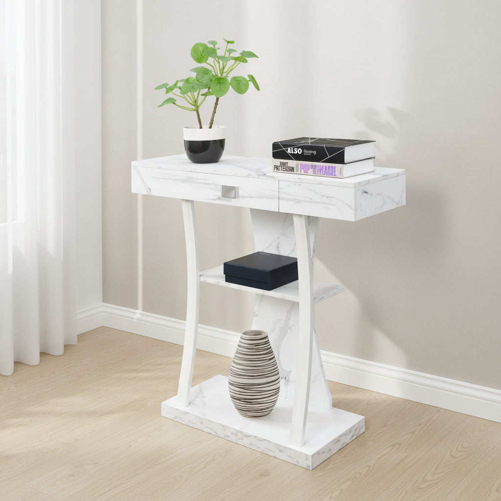 Console Harri à 1 tiroir avec étagères