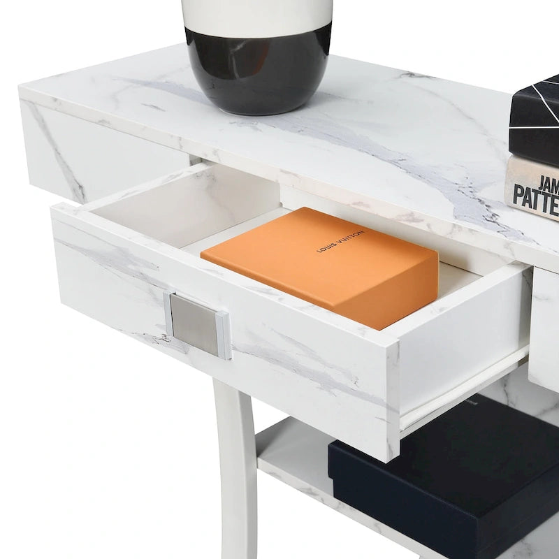 Console Harri à 1 tiroir avec étagères