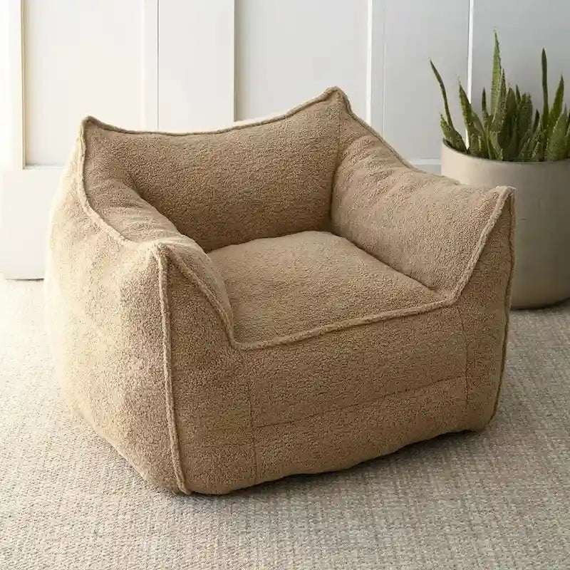 Pouf avec mousse à mémoire de forme