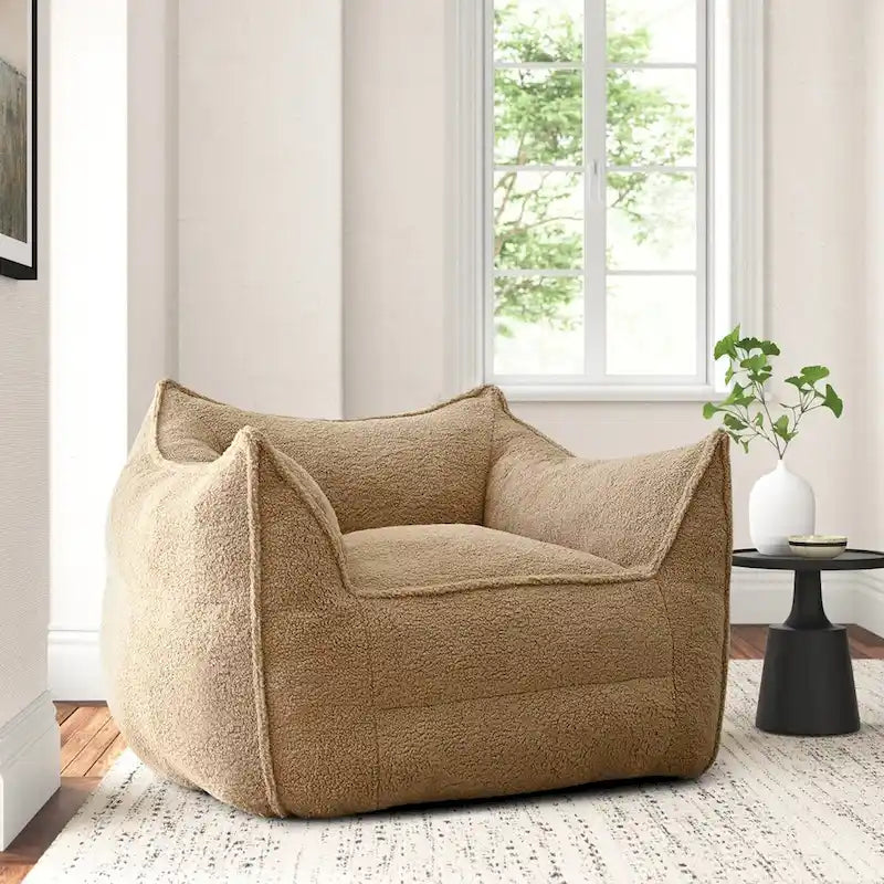 Pouf avec mousse à mémoire de forme