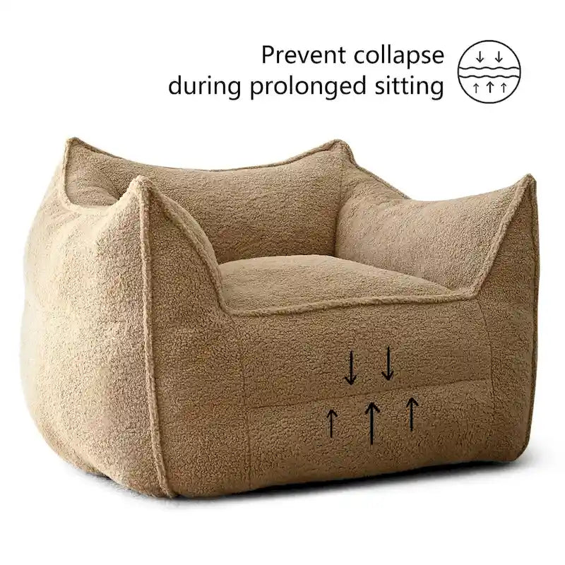 Pouf avec mousse à mémoire de forme