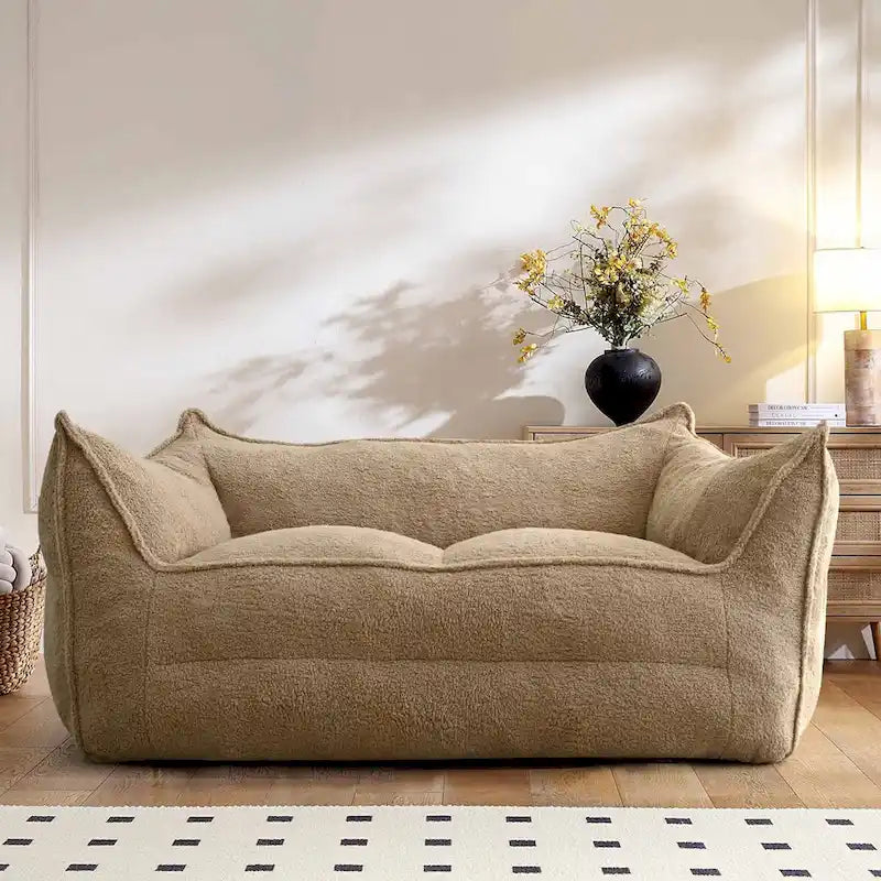 Pouf avec mousse à mémoire de forme