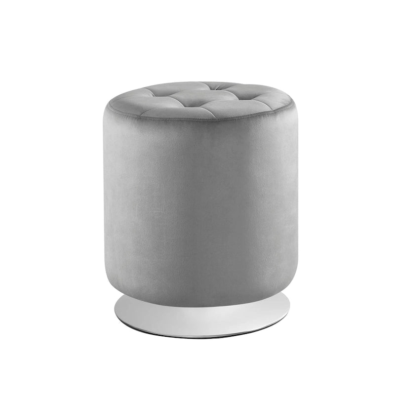 Ottoman pivotant en similicuir