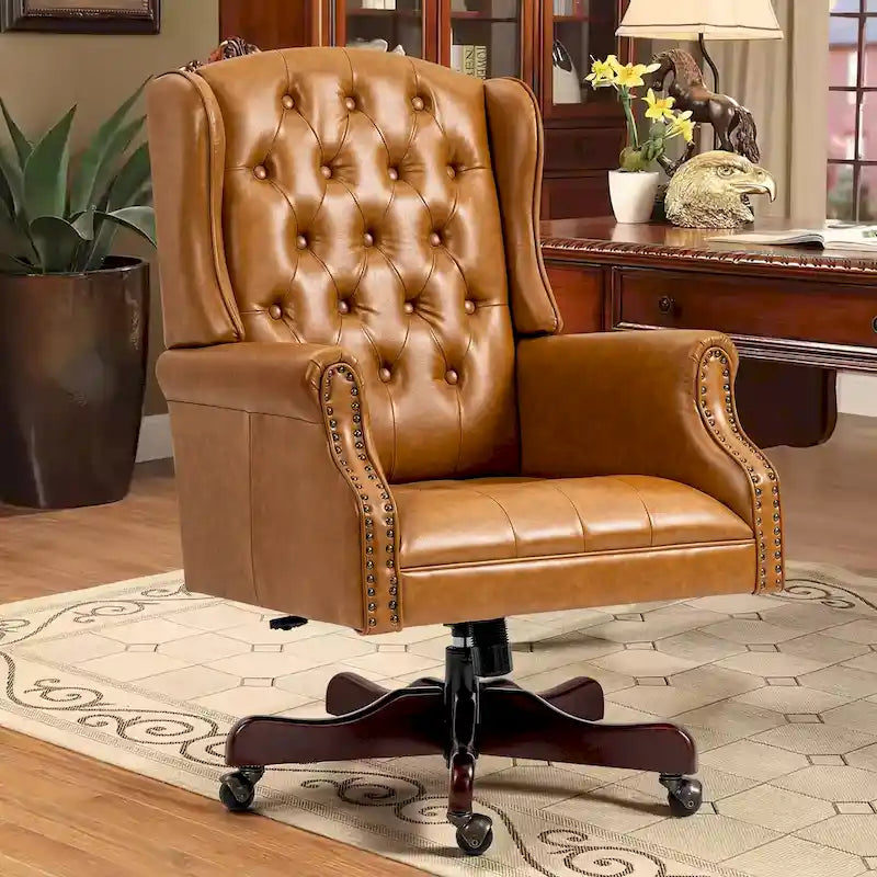 Fauteuil de bureau de direction classique à dossier haut