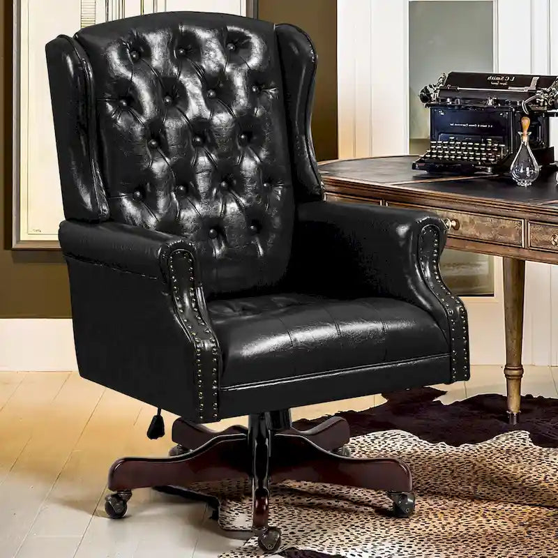 Fauteuil de bureau de direction classique à dossier haut