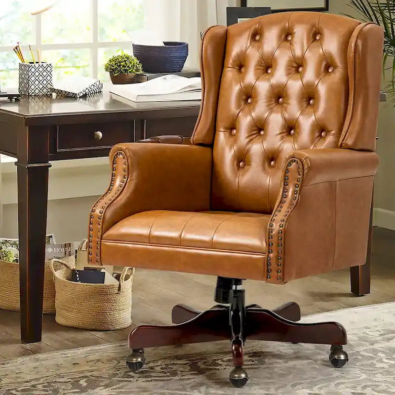 Fauteuil de bureau de direction classique à dossier haut