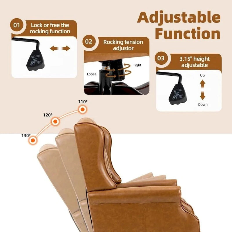 Fauteuil de bureau de direction classique à dossier haut