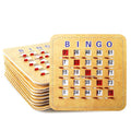Cartes de bingo à volets avec curseur de réinitialisation rapide – Réutilisables, réinitialisation par curseur manuel