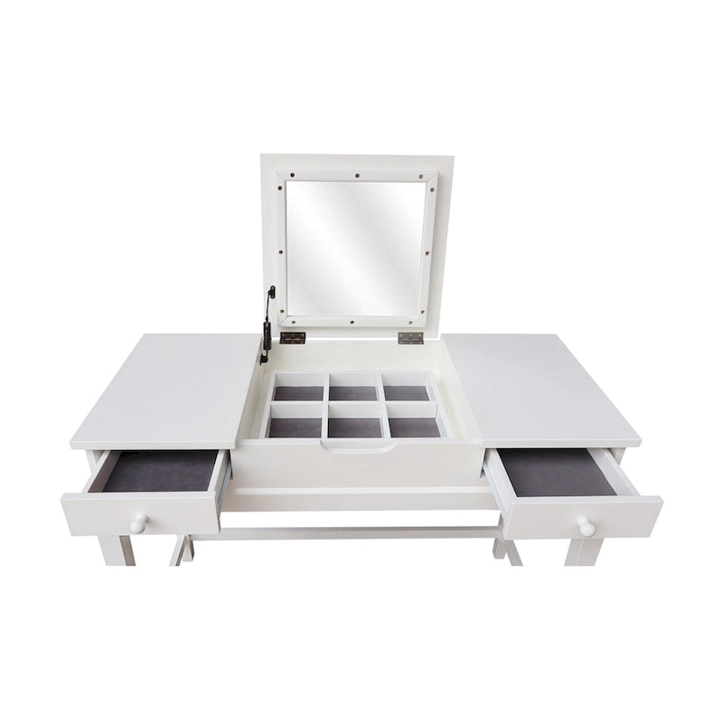 Table de toilette en bois massif