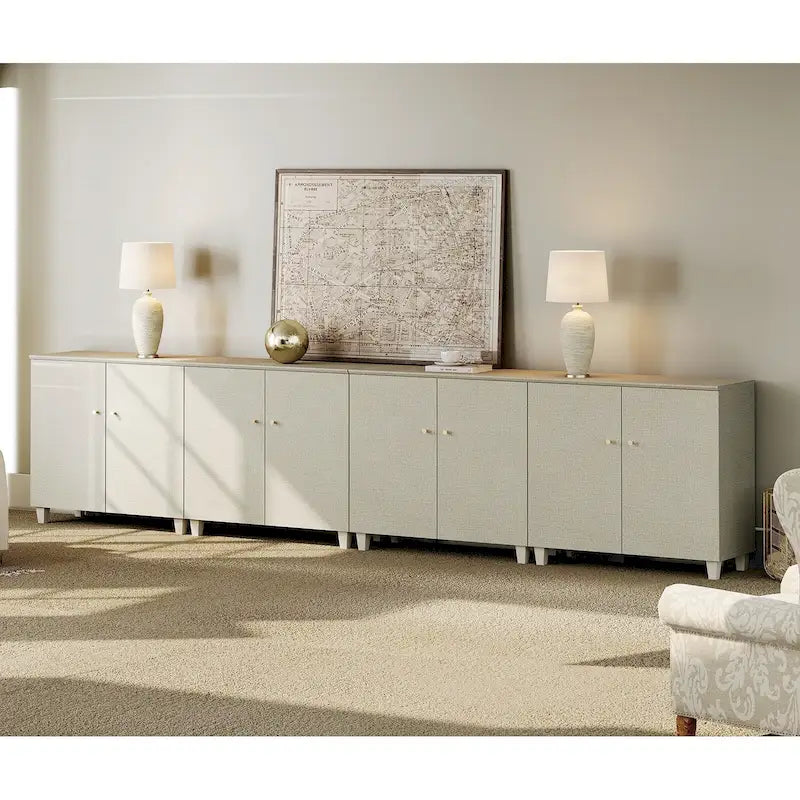 Meuble TV moderne, Grand meuble de rangement avec portes