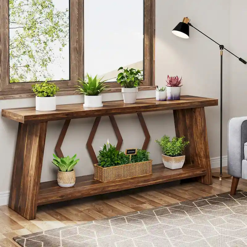 Console-table de canapé avec rangement