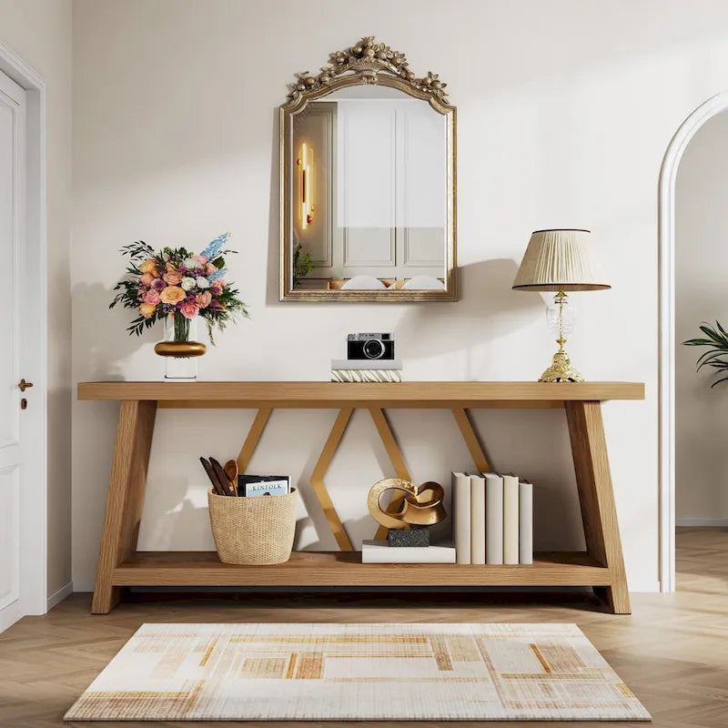 Console-table de canapé avec rangement