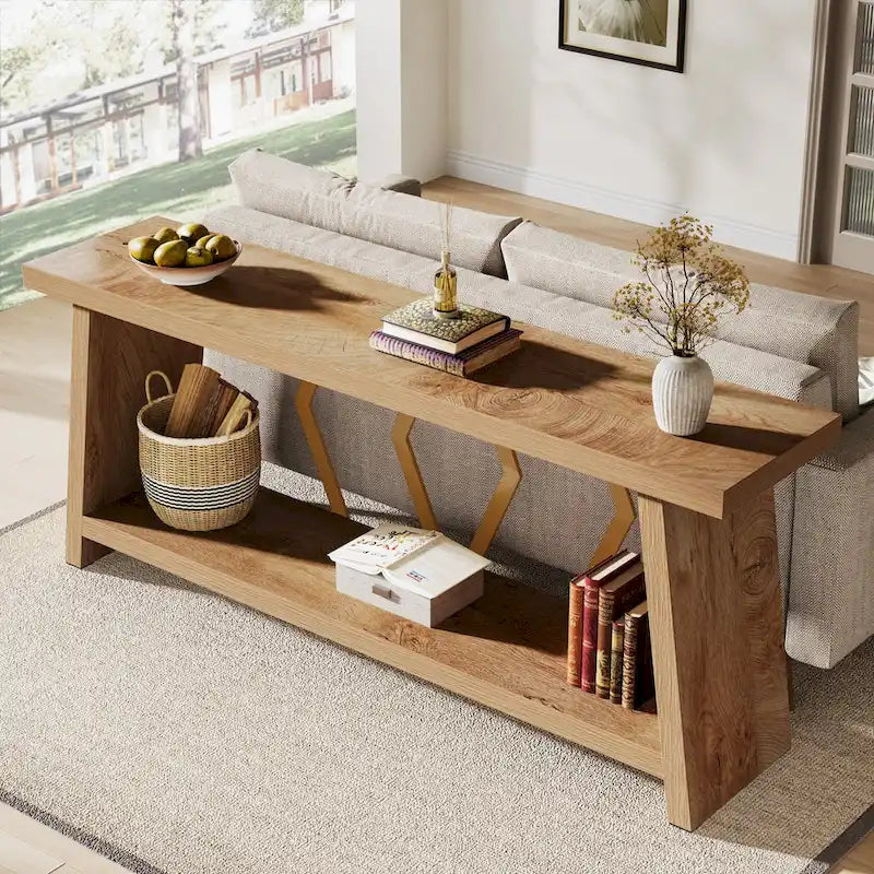 Console-table de canapé avec rangement