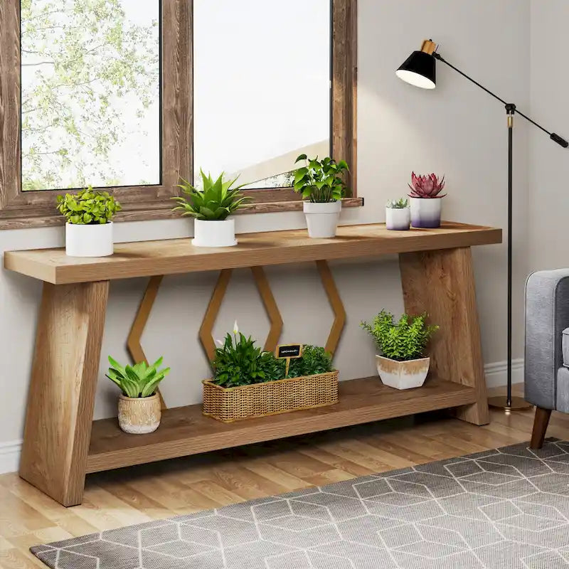 Console-table de canapé avec rangement